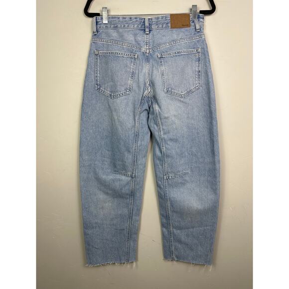 Madewell Women’s NWT The Darted Barrel-Leg Jean Size 25 - Picture 5 of 8